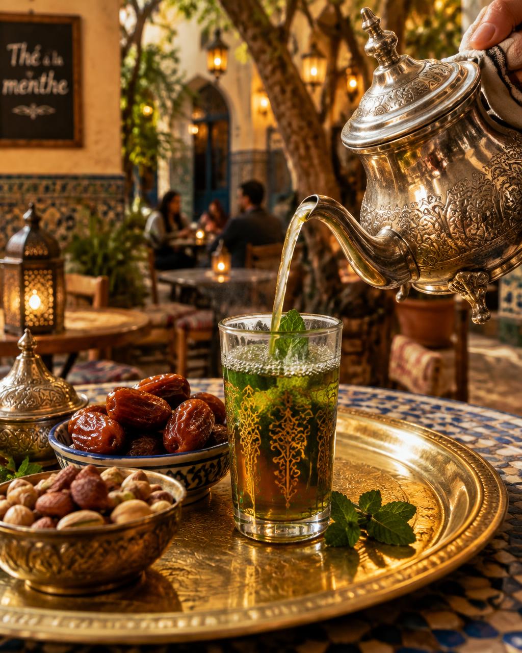Tunisian mint tea